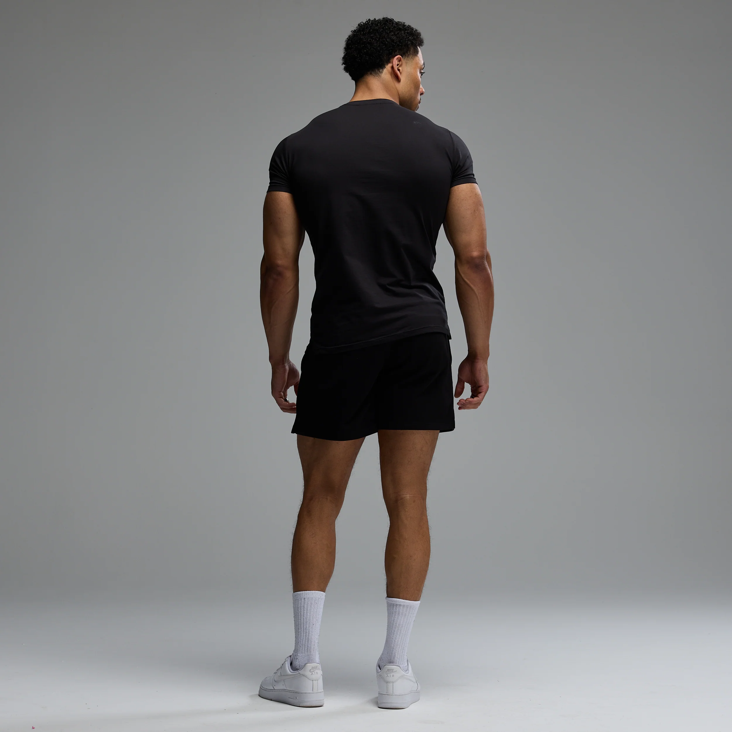 ACADEMY ARCH BLACK SLIM FIT T SHIRT - Image 5