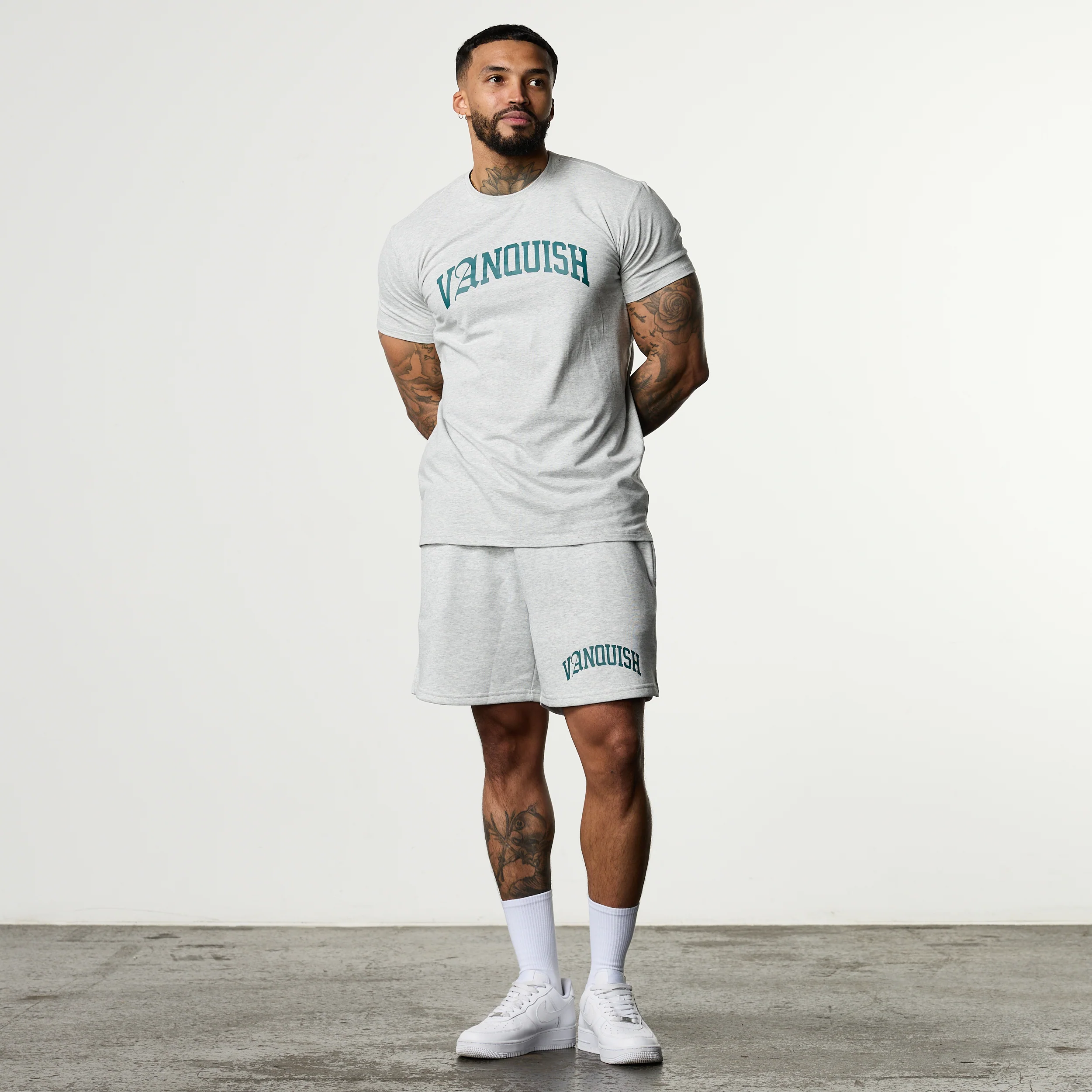 ACADEMY ARCH GREY SLIM FIT T SHIRT - Image 4