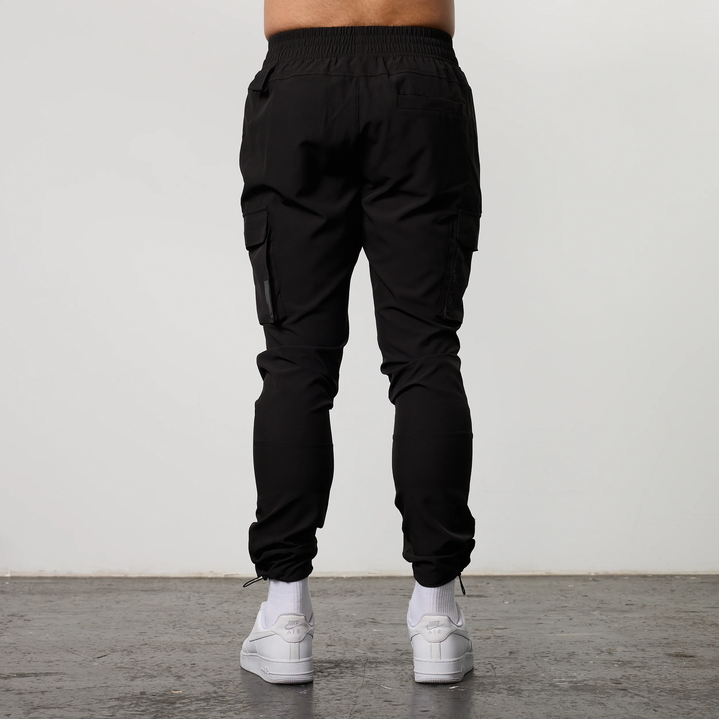 LRT Black Performance Tapered Cargo Pants - Image 2