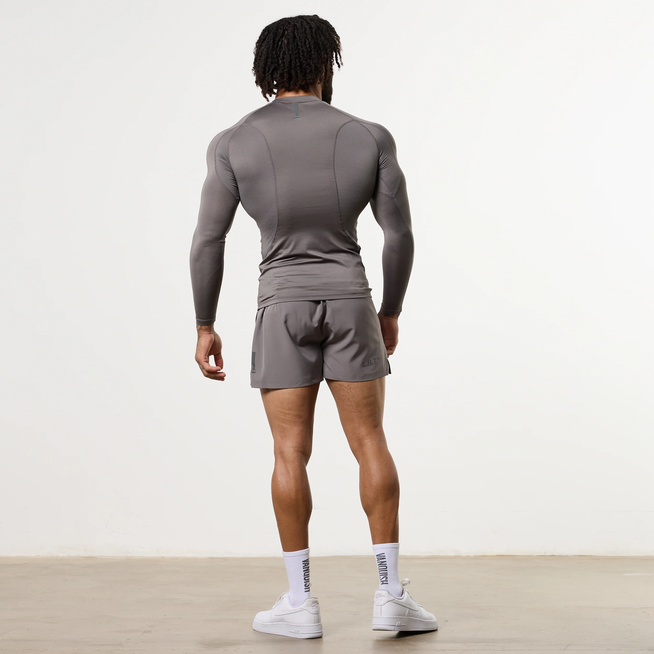 LRT Grey Performance Long Sleeve Base Layer Top - Image 7