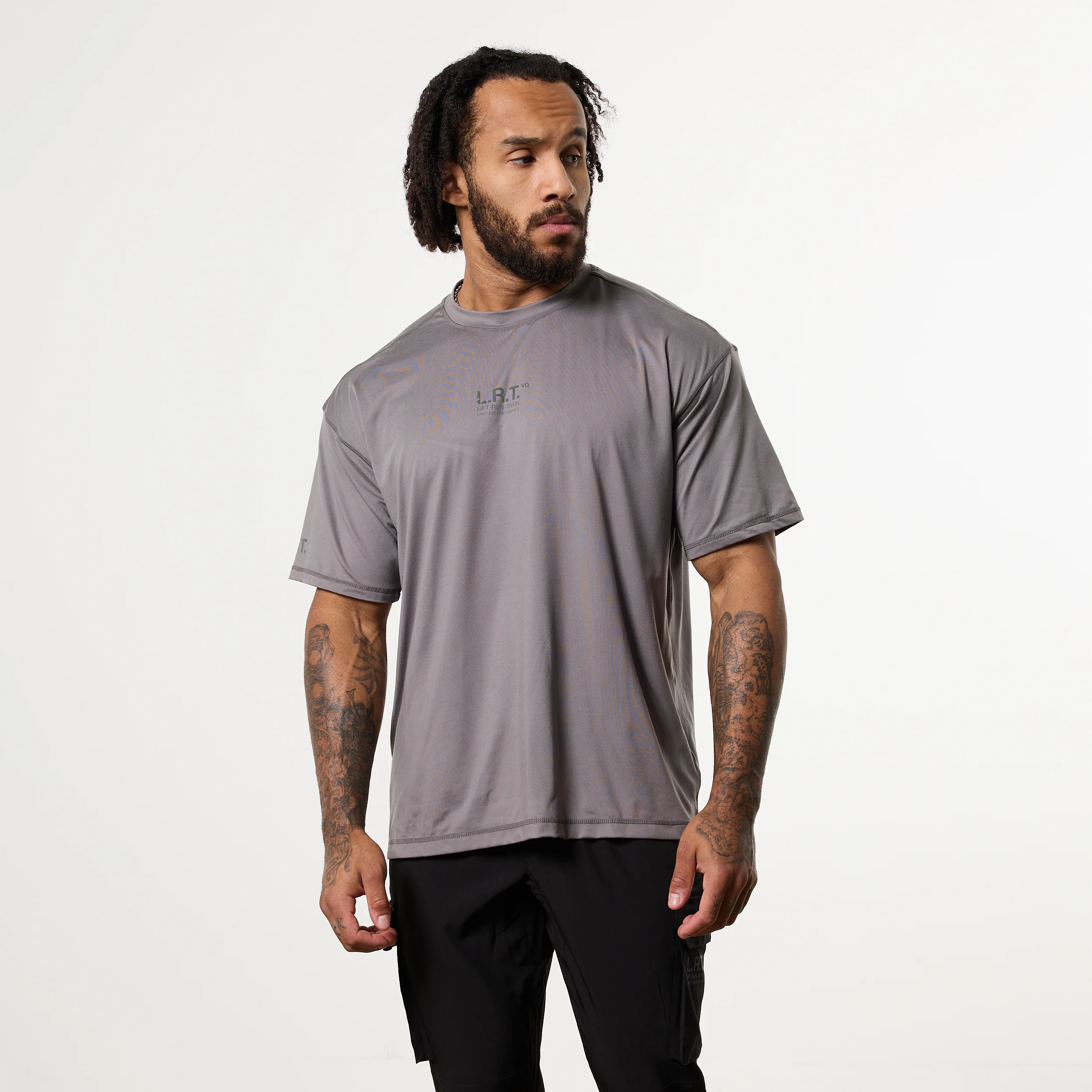 LRT Grey Performance Oversized T Shirt