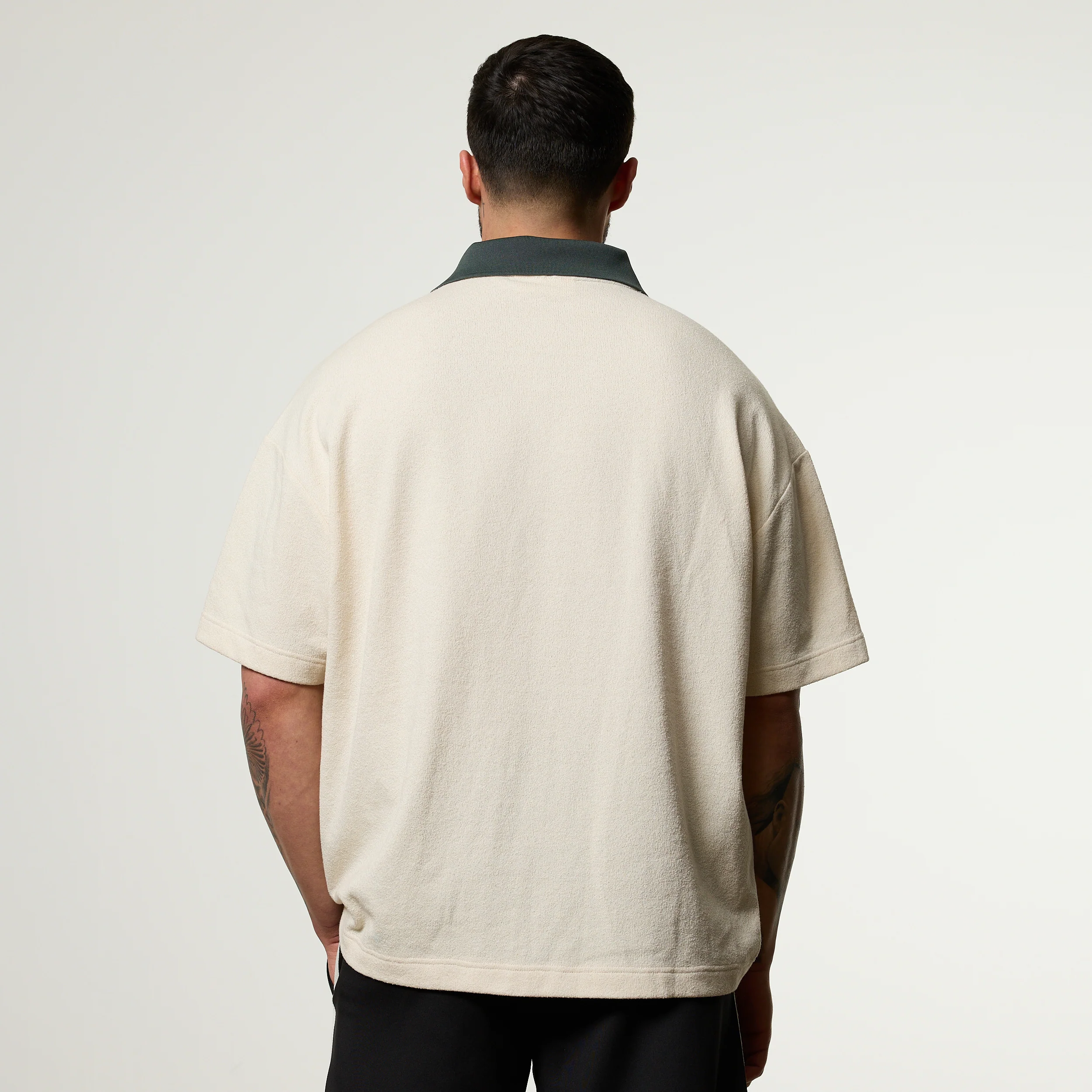 Vanquish Off White Textured Soccer Jersey - Image 2