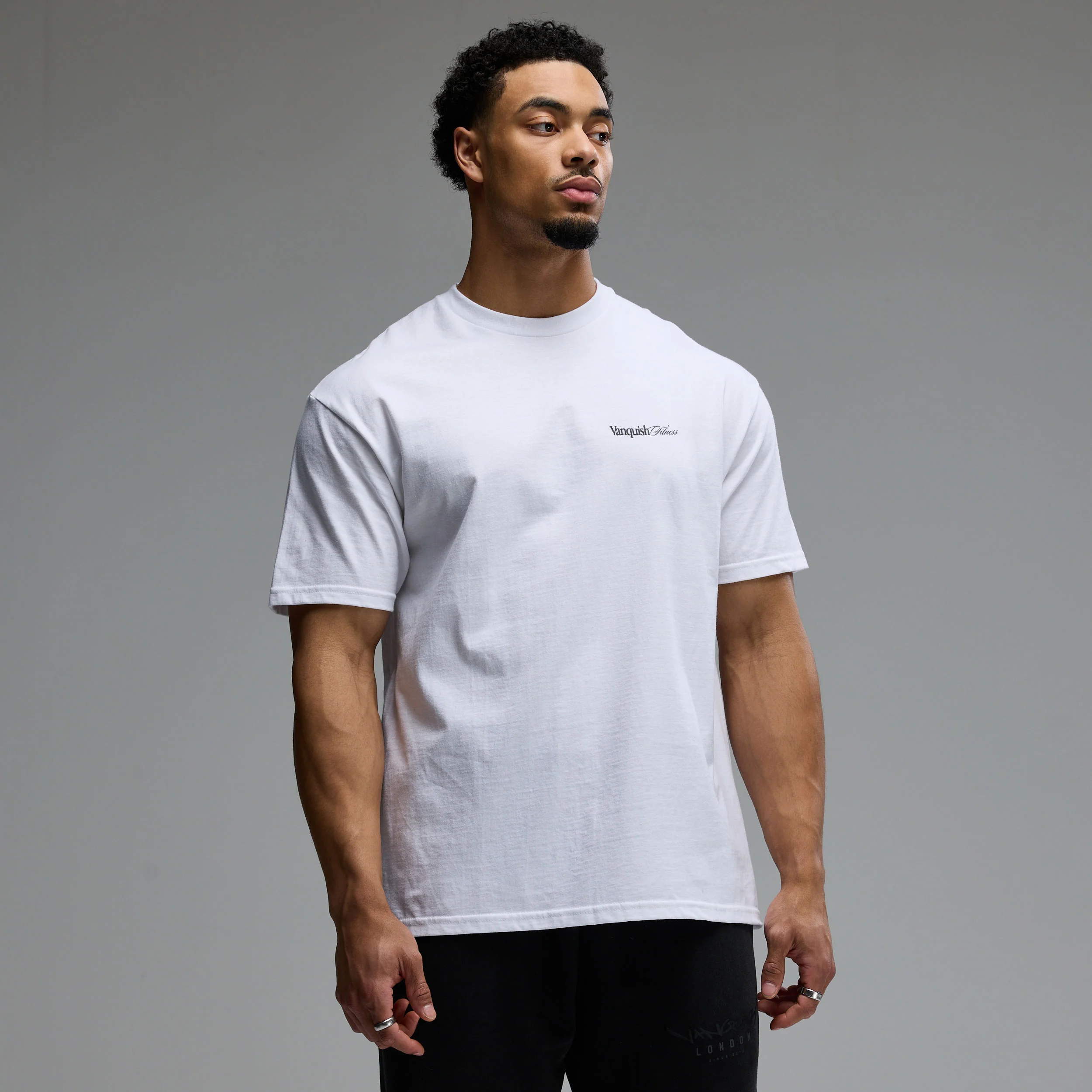 REVOLVE SCRIPT WHITE OVERSIZED T SHIRT - Image 5