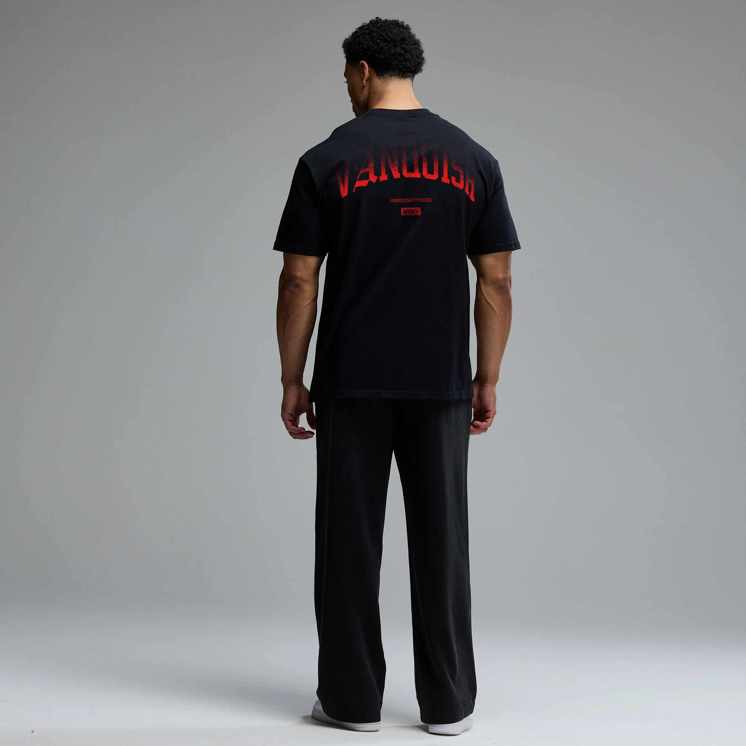 REVOLVE FADE RED BLACK OVERSIZED T SHIRT - Image 5