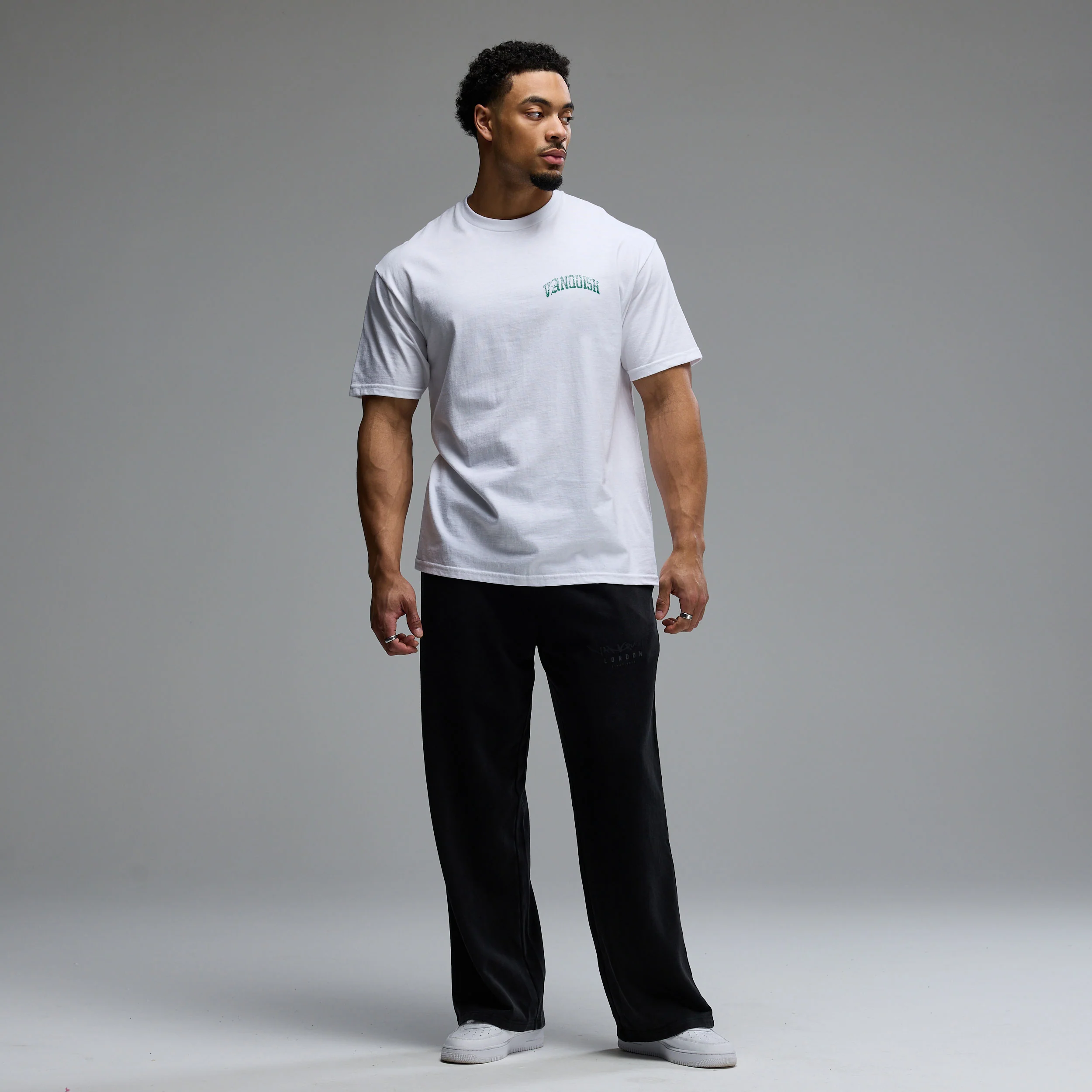 REVOLVE FADE WHITE GREEN OVERSIZED T SHIRT - Image 5