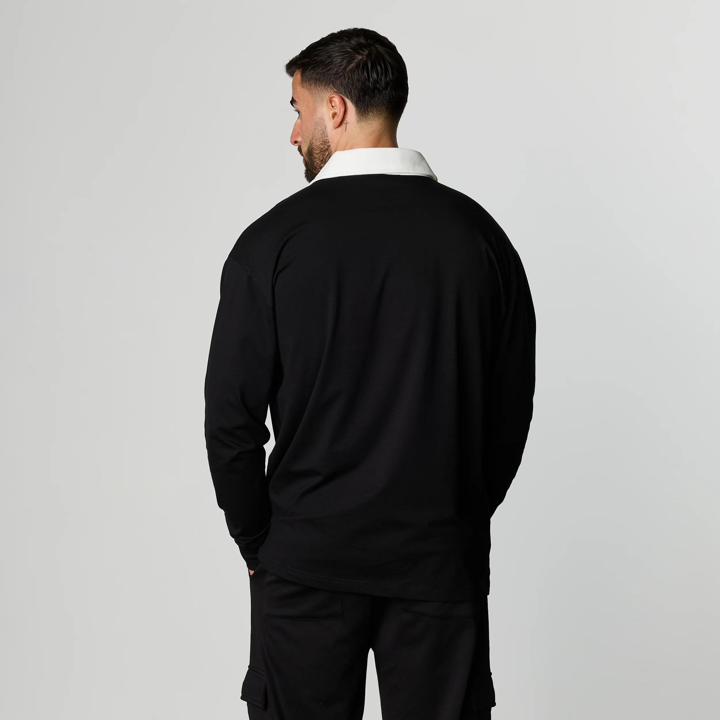 Vanquish Long sleeve Oversized Rugby Polo - Image 2