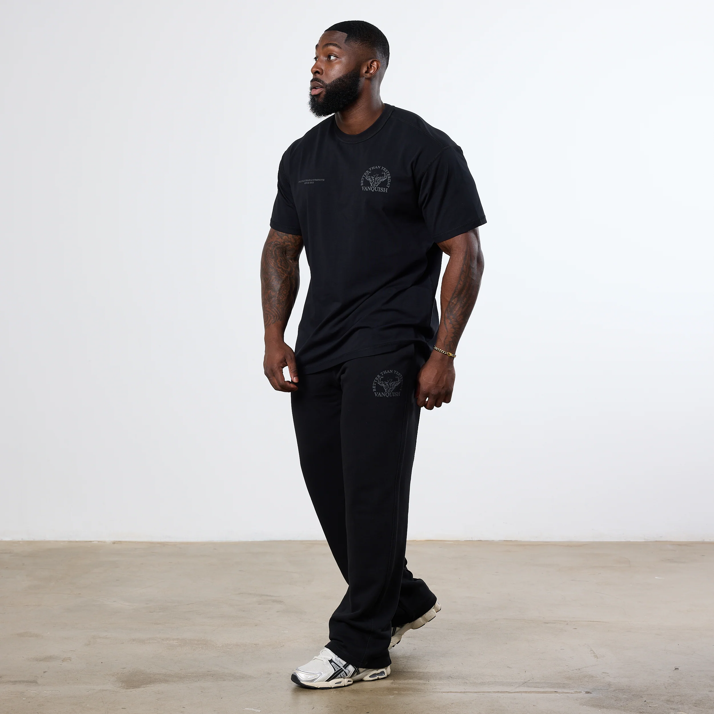 Vanquish Black Unconquerable Strength Straight Leg Sweatpants - Image 5