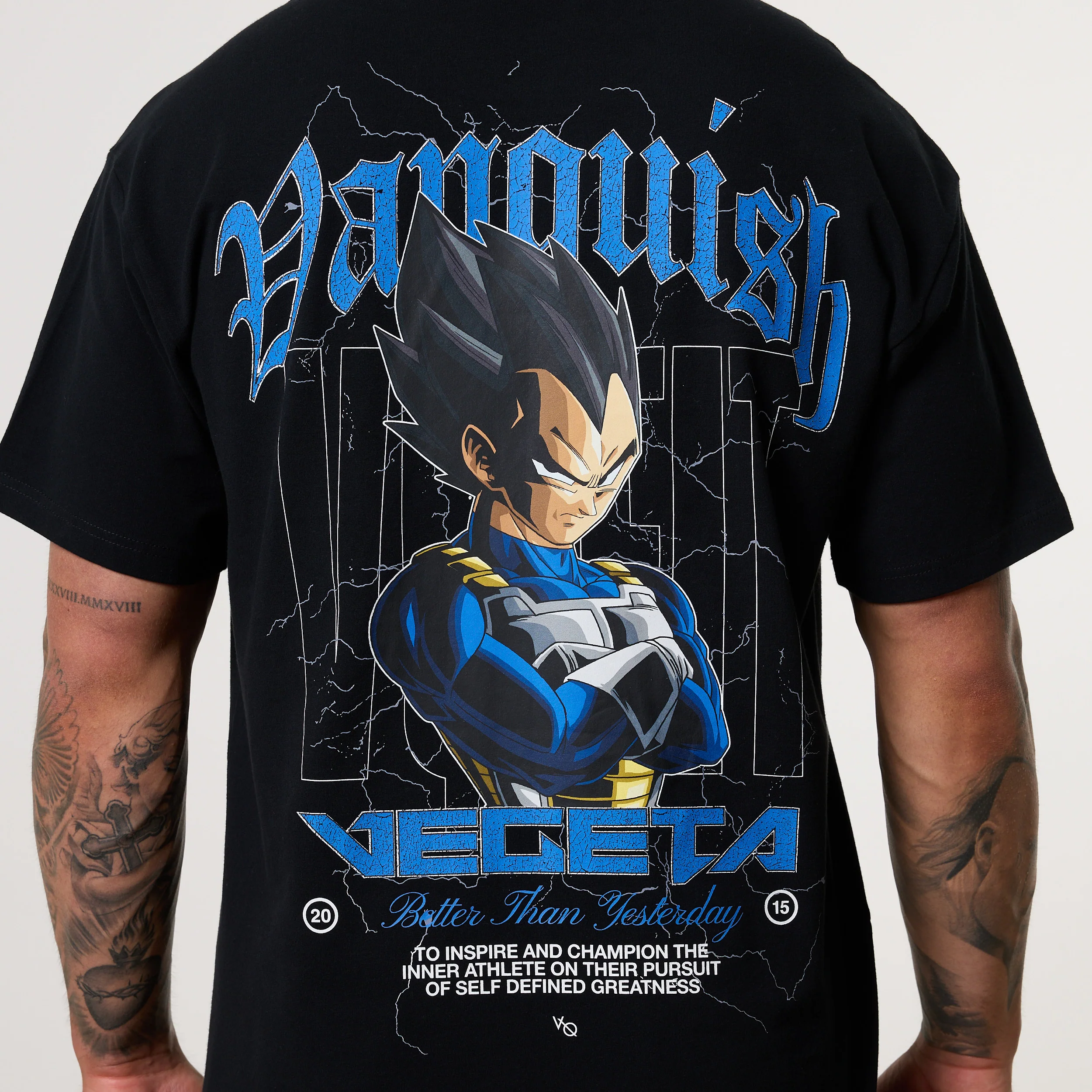 Vanquish DBS Vegeta Black Oversized T-Shirt - Image 3