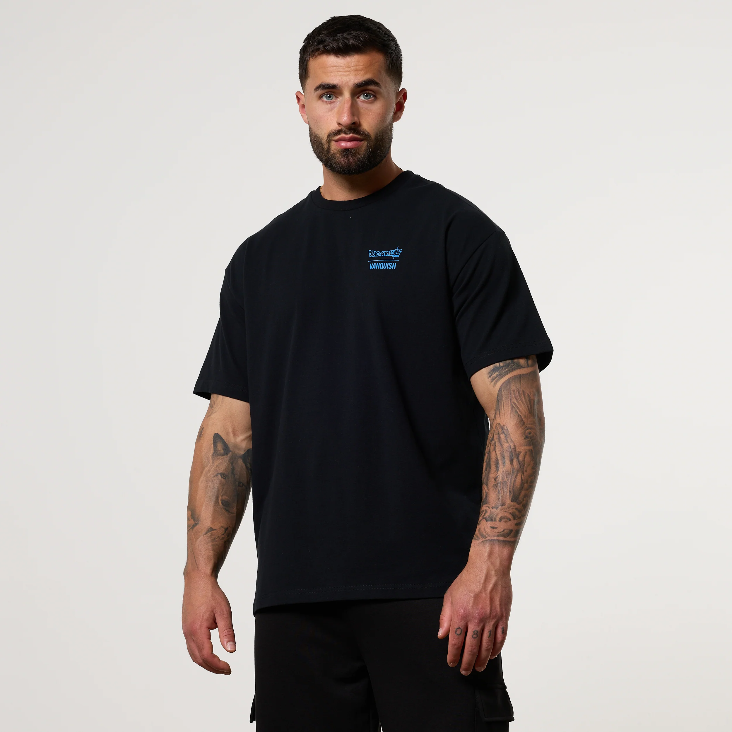 Vanquish DBS Vegeta Black Oversized T-Shirt - Image 4