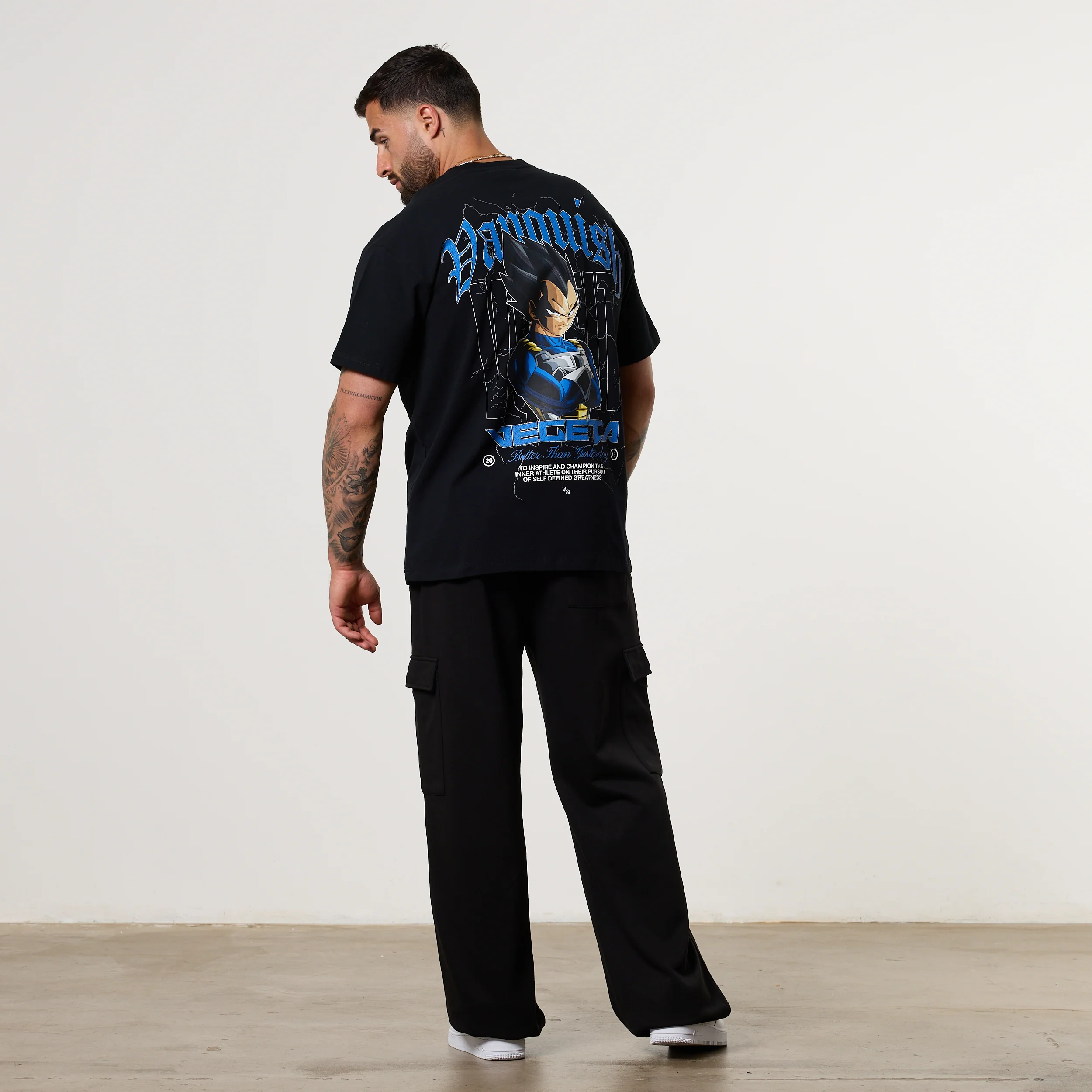 Vanquish DBS Vegeta Black Oversized T-Shirt - Image 5