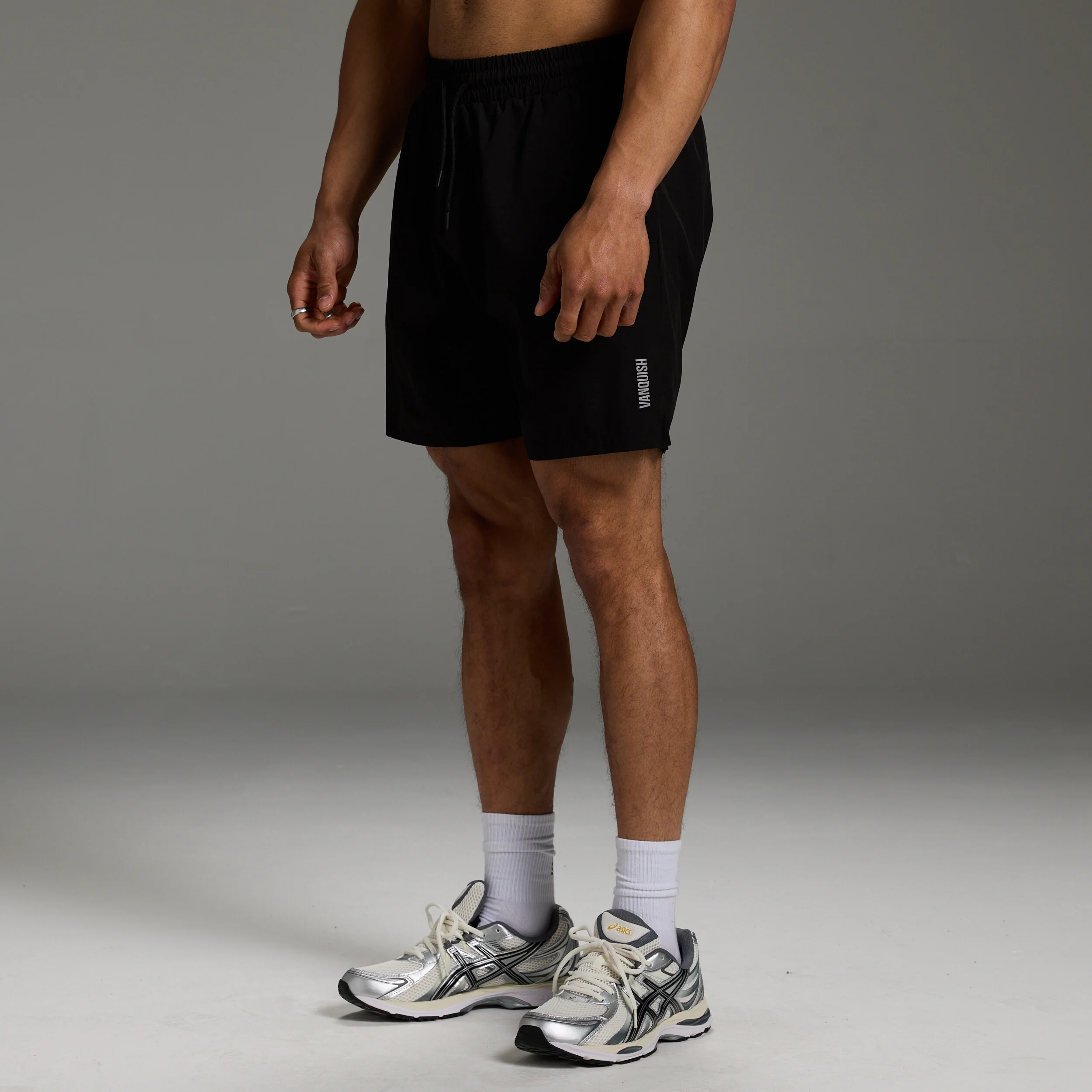 Vanquish Essential Black 7" Performance Shorts - Image 4