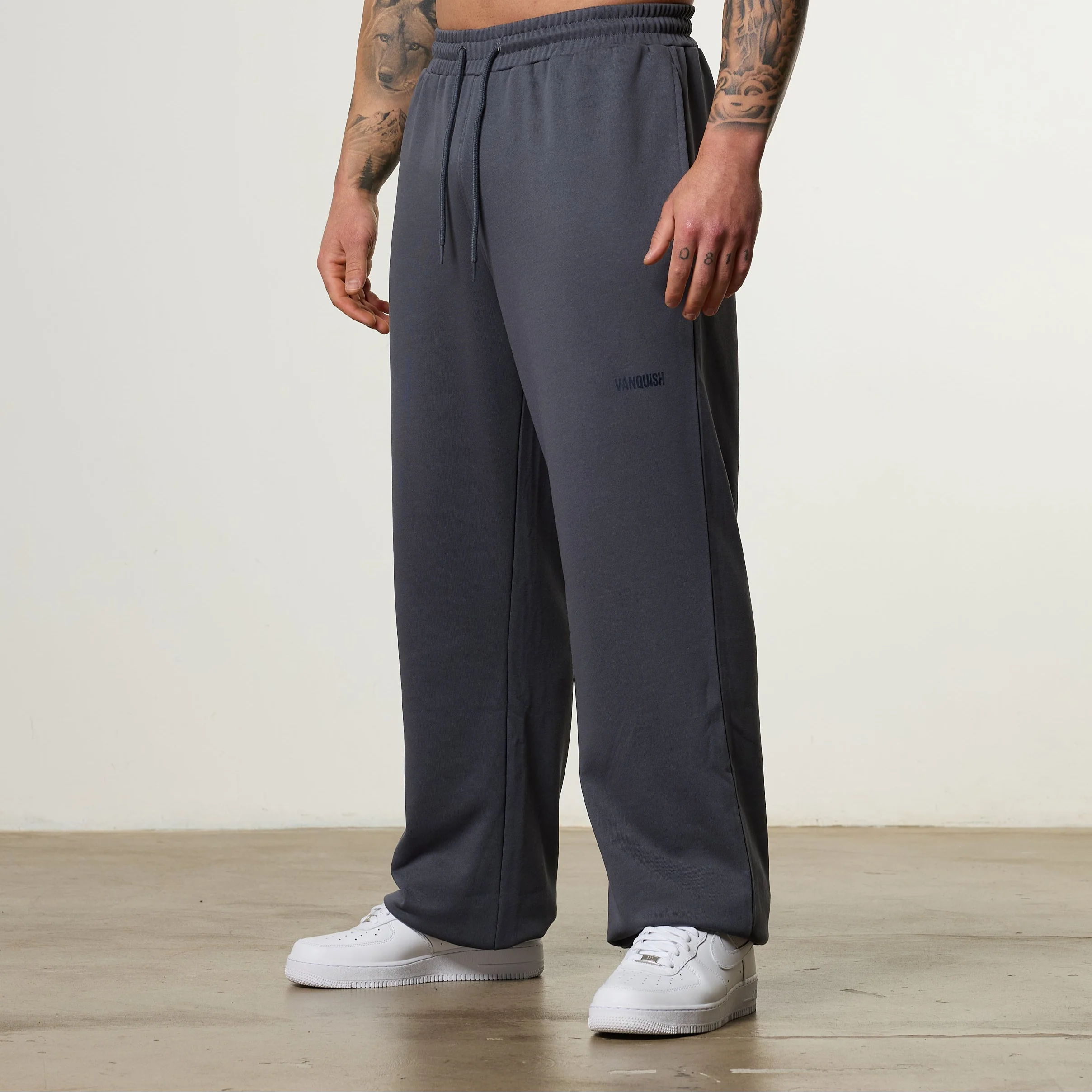 Vanquish Essential V2 Denim Blue Straight Leg Sweatpants