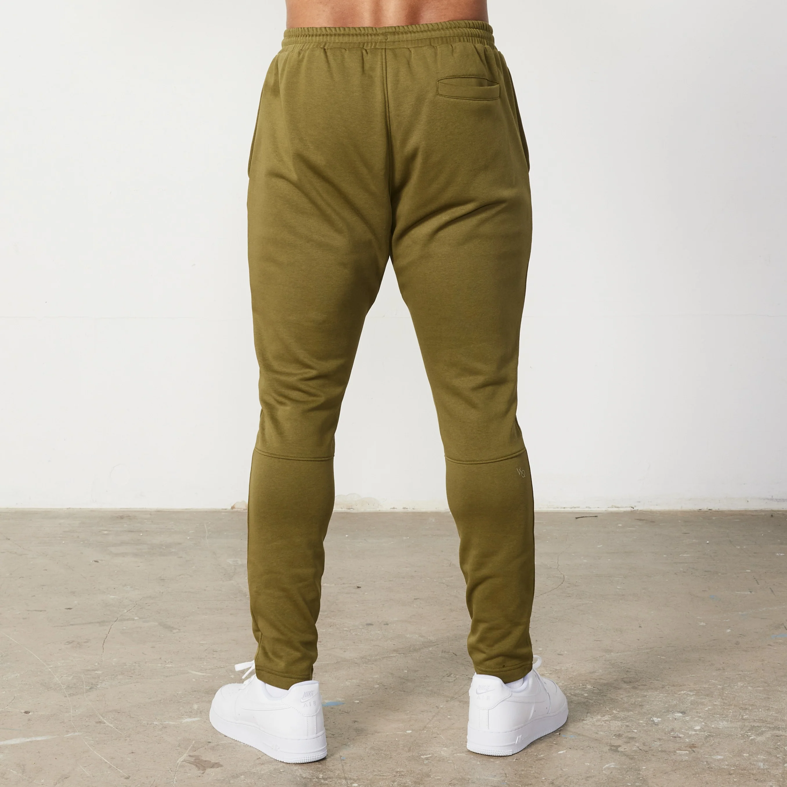 Vanquish Essential Olive Green Tapered Fit Sweatpants - Image 3