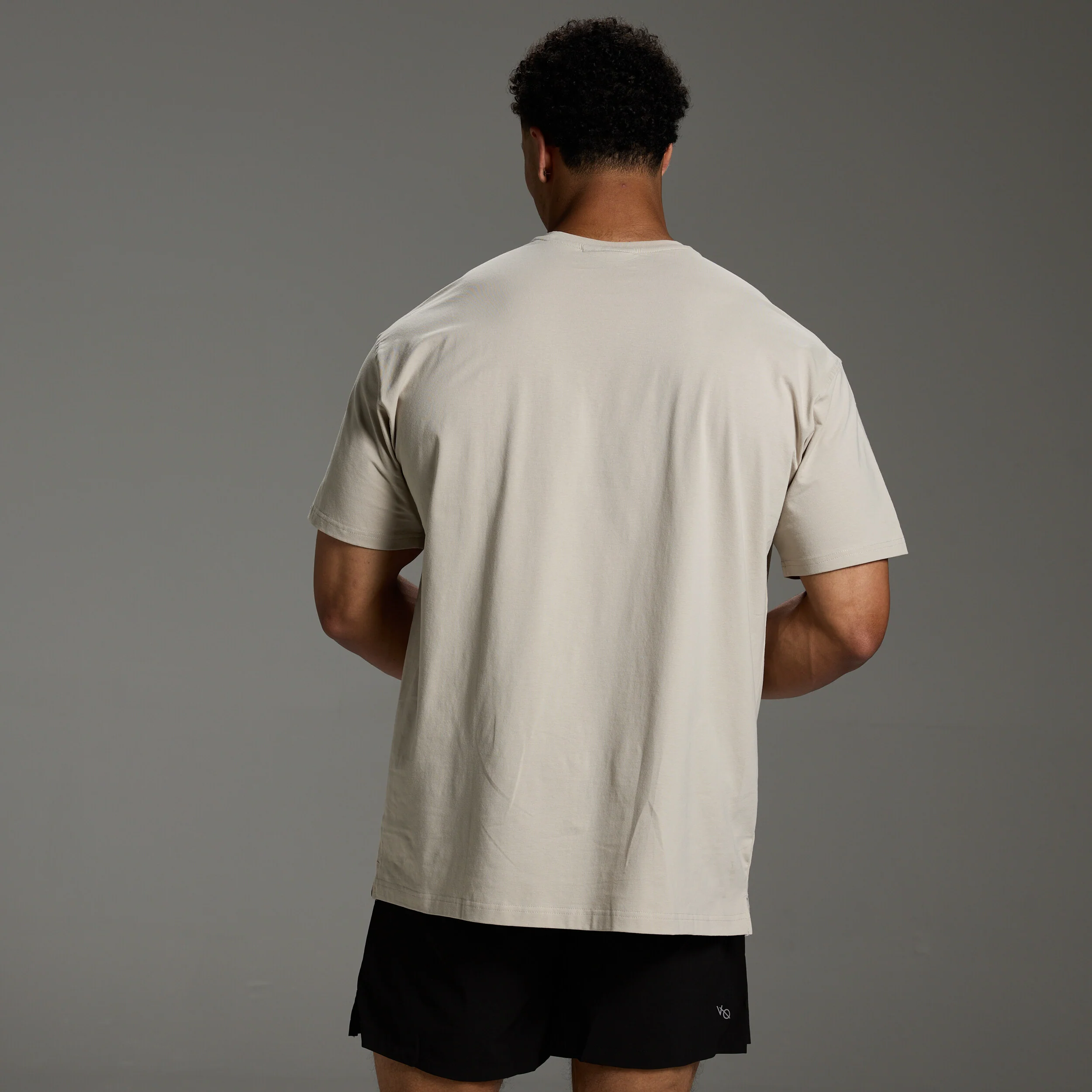 Vanquish Essential Stone Oversized T Shirt - Image 2