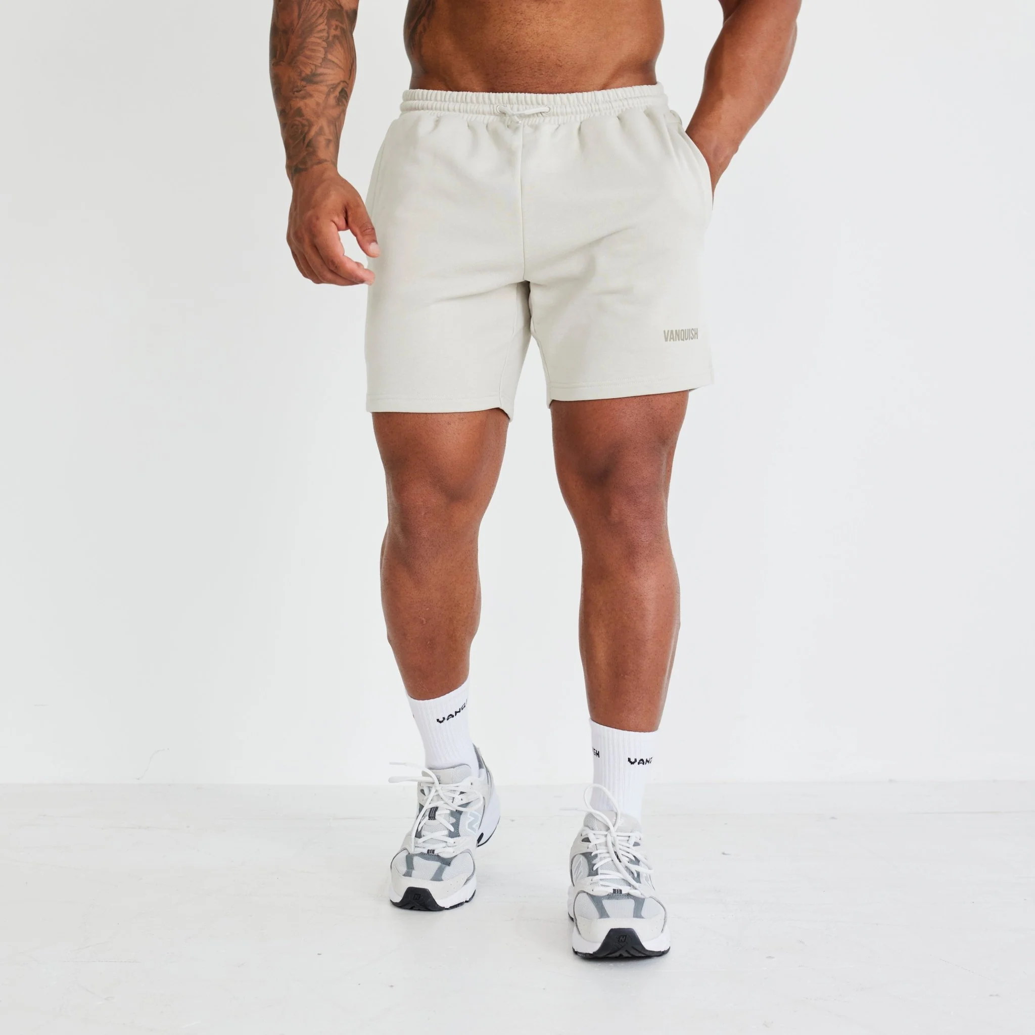 Vanquish Essential Stone Regular Fit Shorts