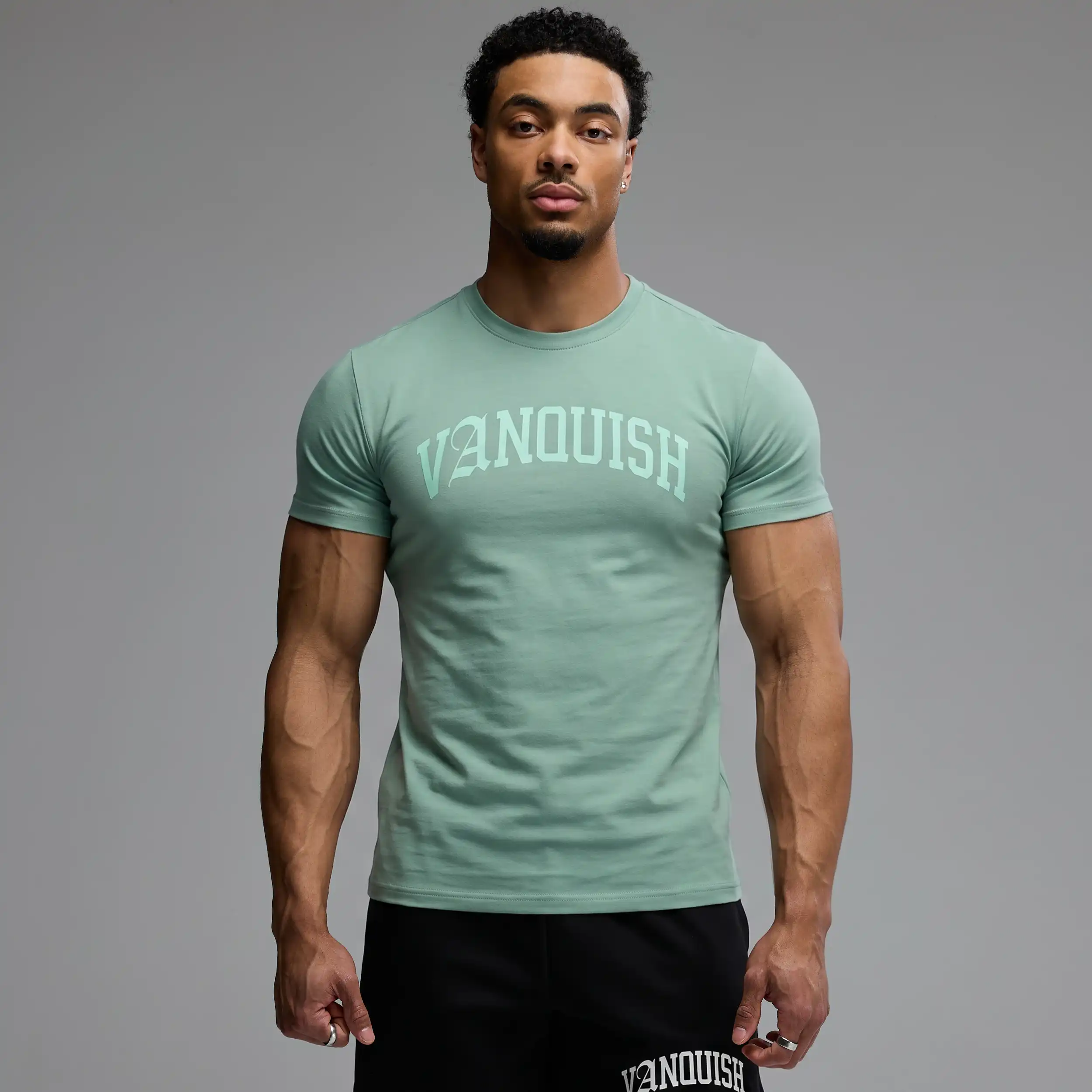 EVOLVE ARCH PASTEL MINT SLIM FIT T SHIRT