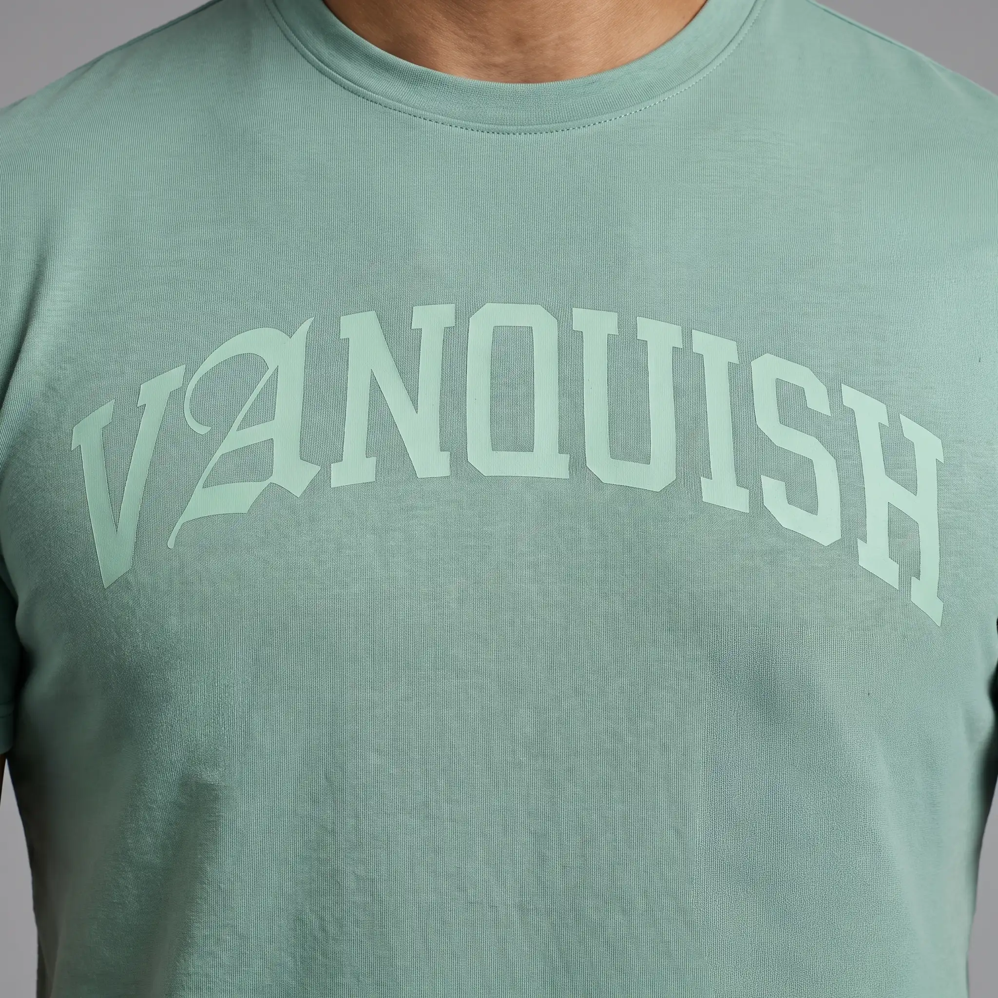 EVOLVE ARCH PASTEL MINT SLIM FIT T SHIRT - Image 3