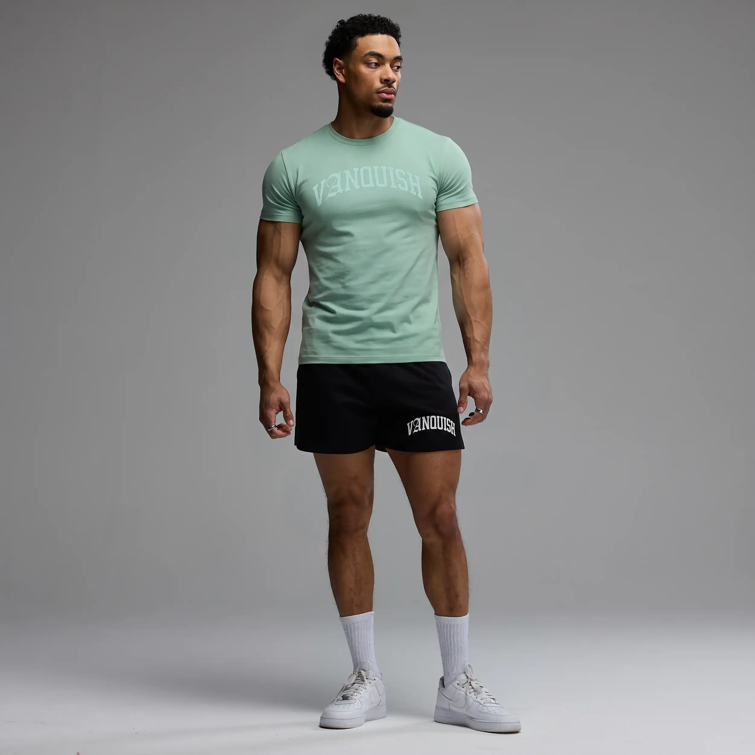 EVOLVE ARCH PASTEL MINT SLIM FIT T SHIRT - Image 4