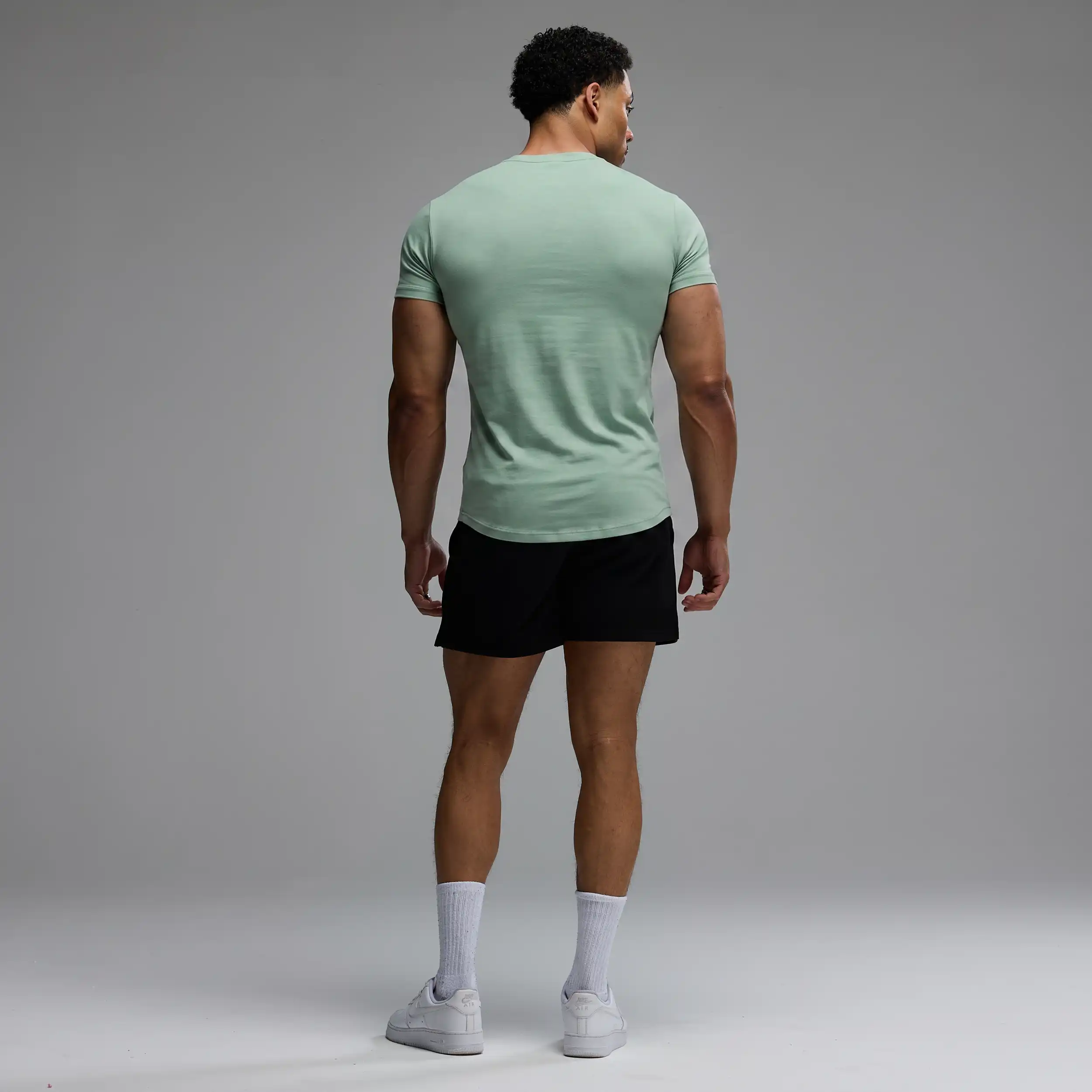EVOLVE ARCH PASTEL MINT SLIM FIT T SHIRT - Image 5
