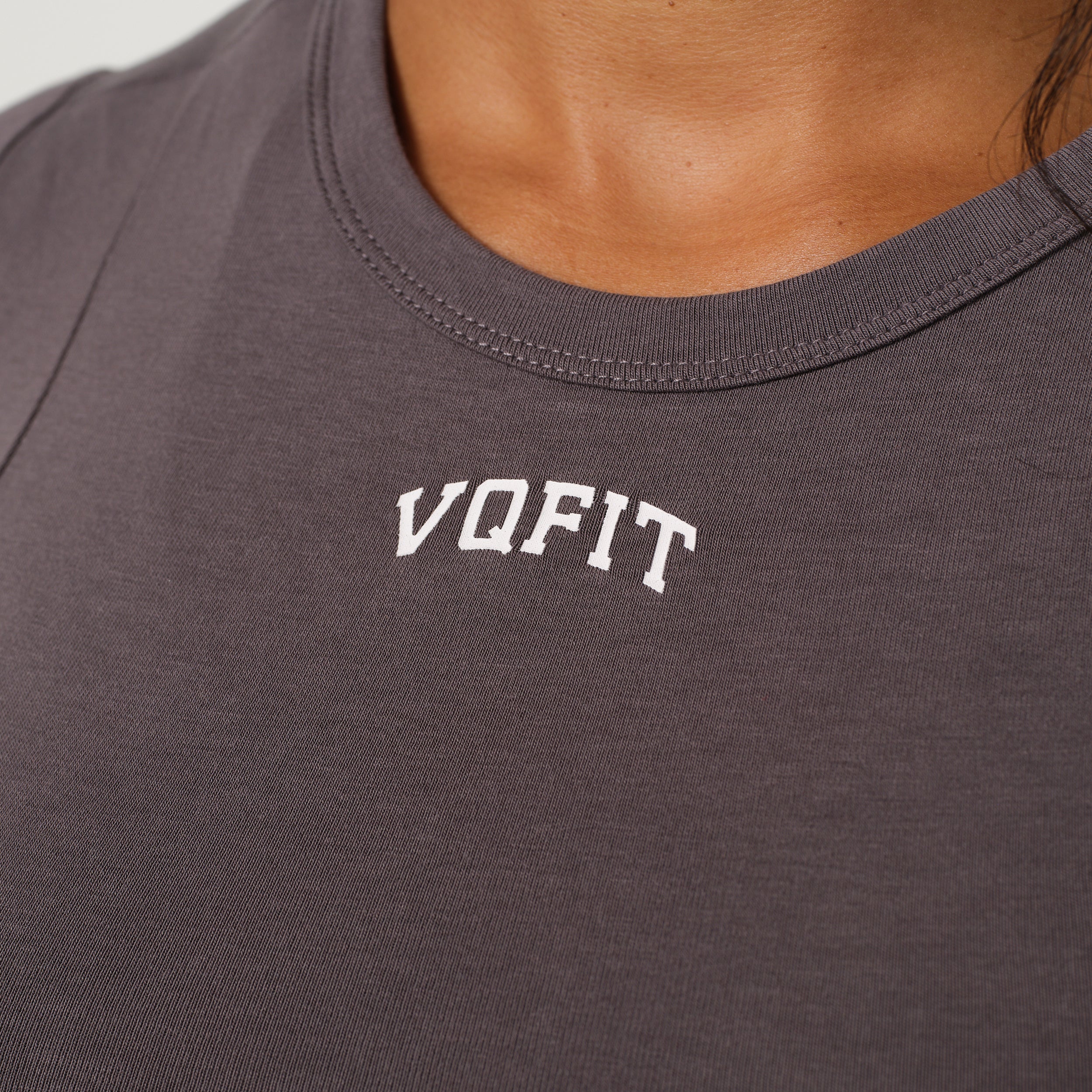Vanquish Graphite Grey VQFIT Cap Sleeve T Shirt - Image 5