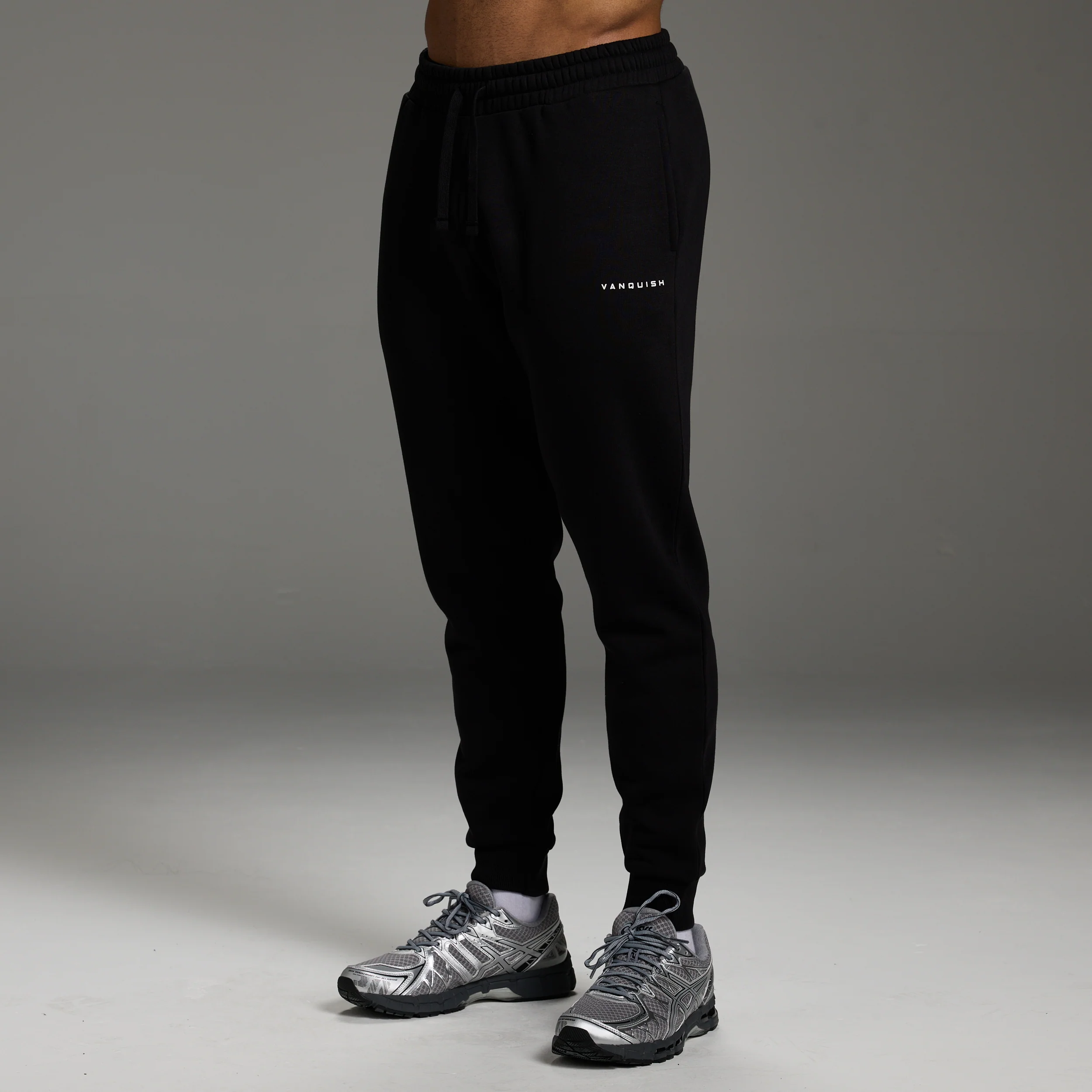 ORIGIN BLACK TAPERED SWEATPANTS