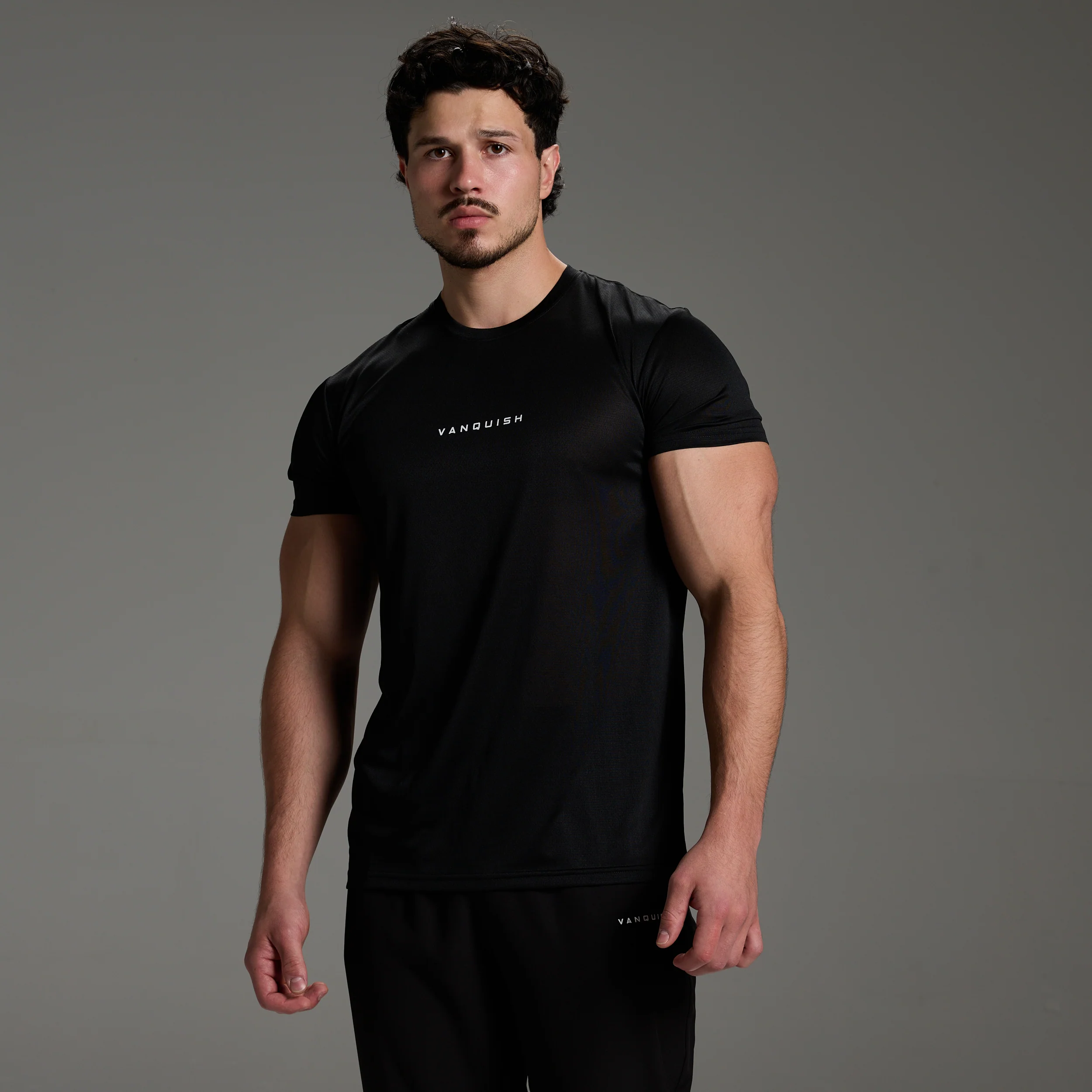 ORIGIN BLACK SLIM FIT PERFORMANCE T SHIRT