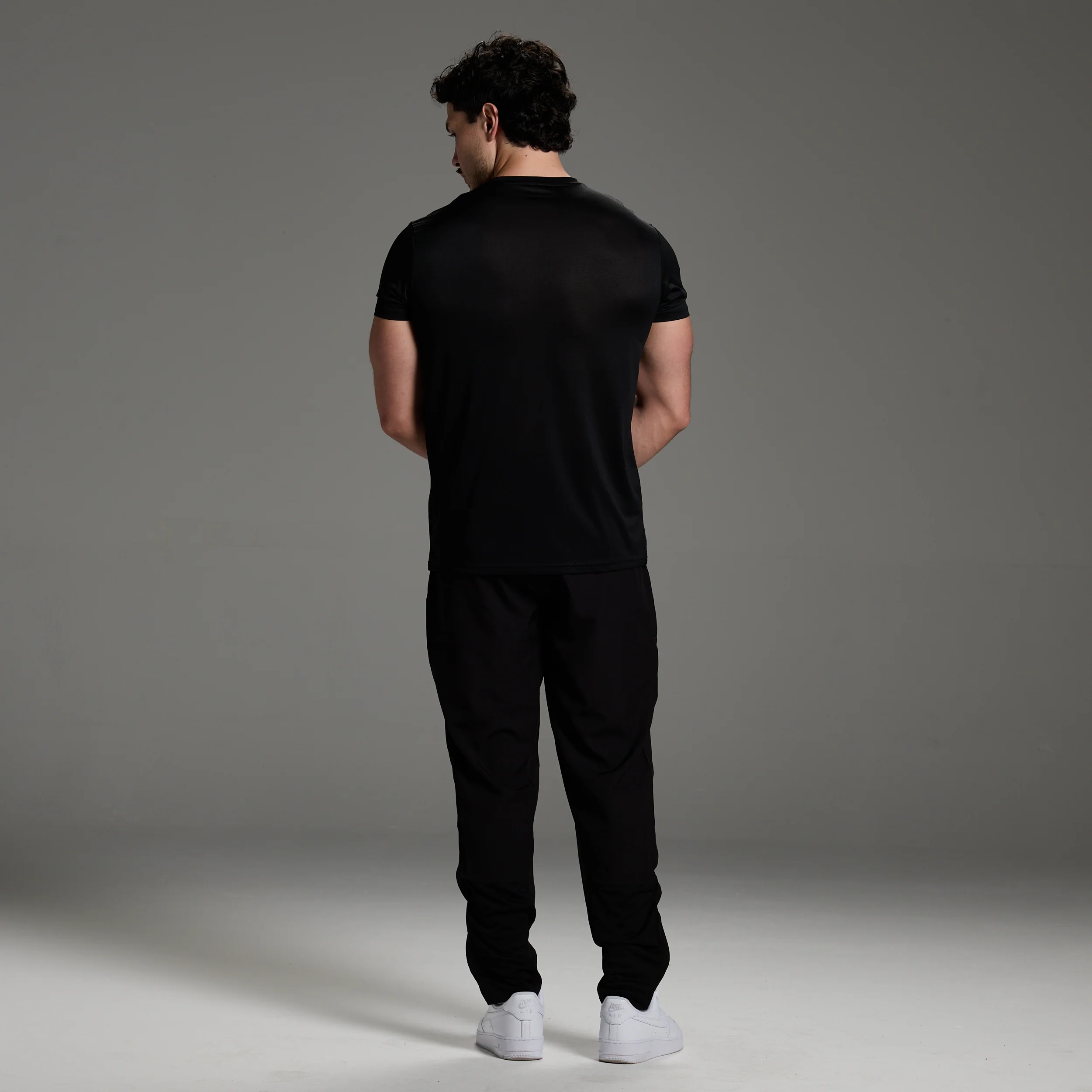 ORIGIN BLACK SLIM FIT PERFORMANCE T SHIRT - Image 5