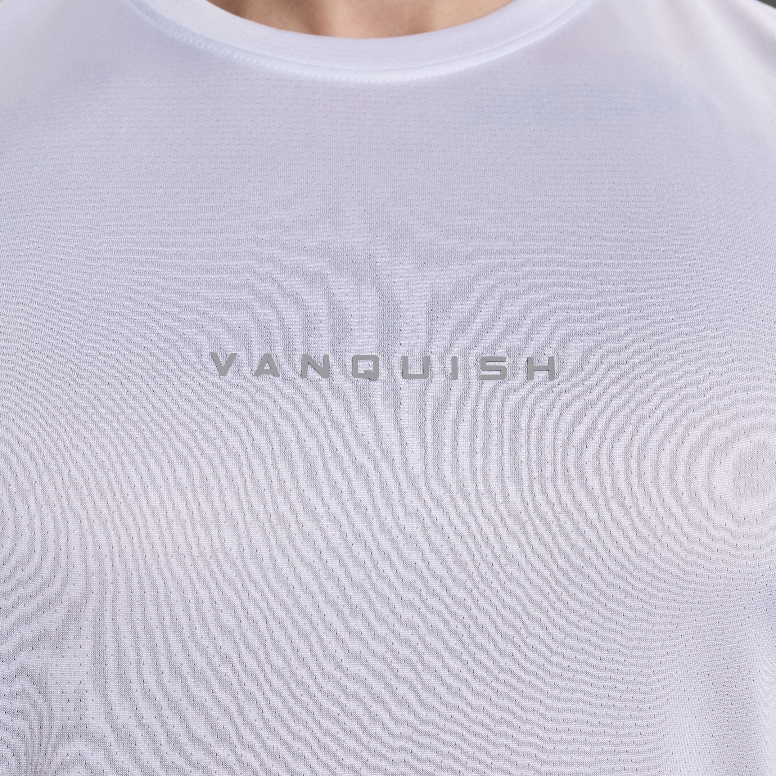 ORIGIN WHITE SLIM FIT PERFORMANCE T SHIRT - Image 3