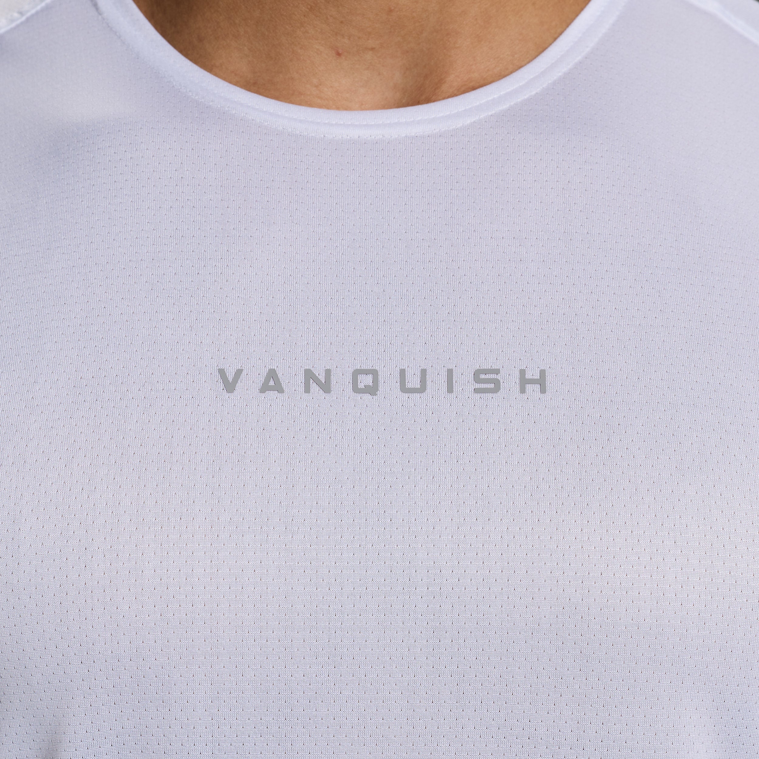 ORIGIN WHITE SLIM FIT PERFORMANCE TANK - Image 3