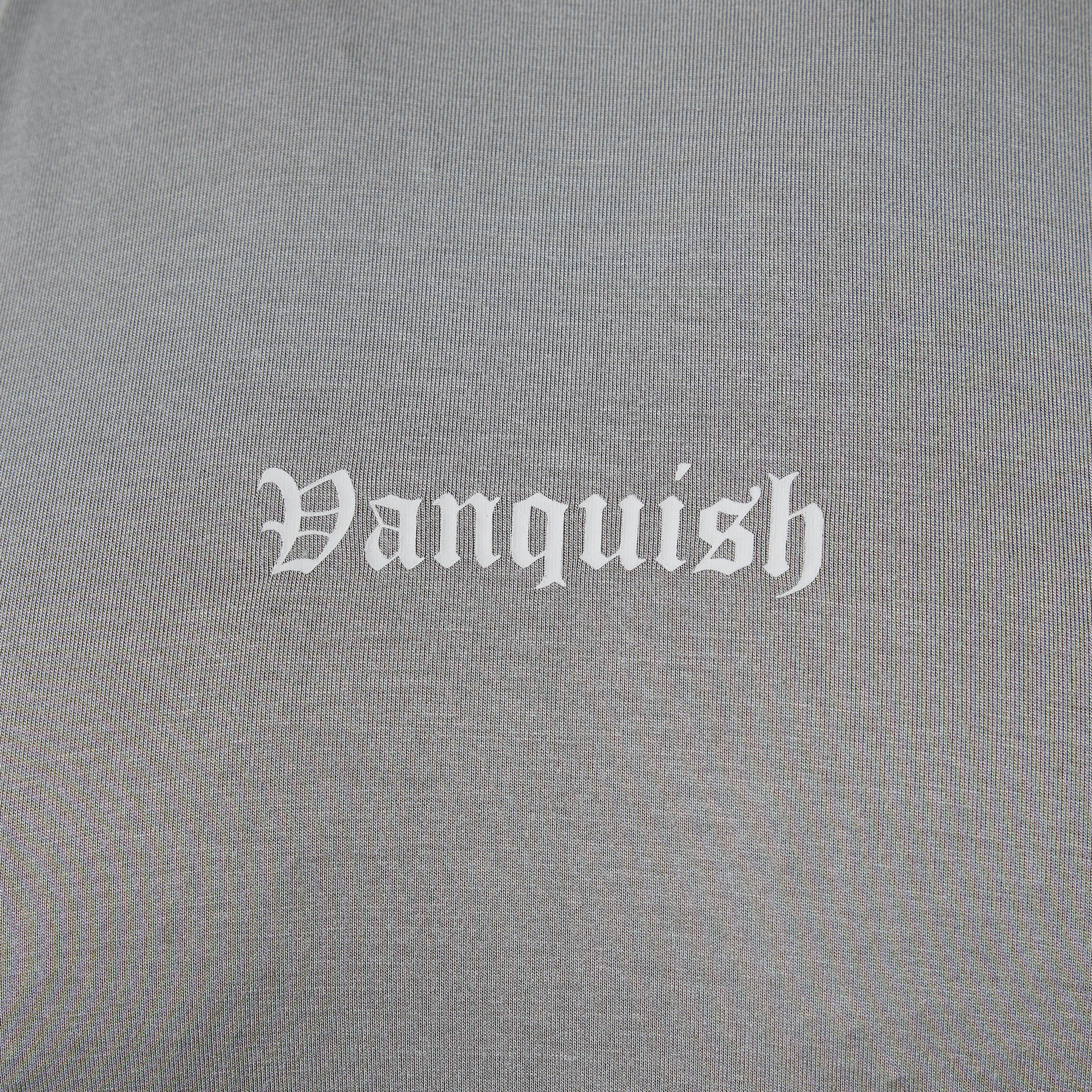Vanquish Ultra Soft Steel Grey Oversized Sleeveless T Shirt - Image 4
